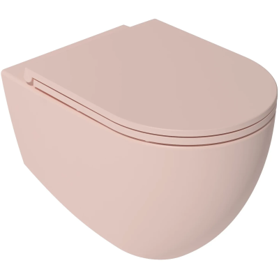 Унитаз подвесной Isvea Infinity 10NF02001-2S безободковый, лососевый матовый
