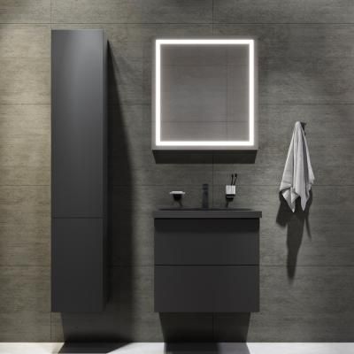 Комплект для ванной комнаты, зона красоты 60 см AM.PM Gem BK90GM, Черный
