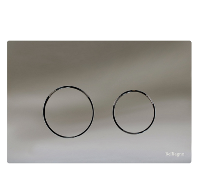 Кнопка смыва BelBagno Twin  BB-P57120  хром