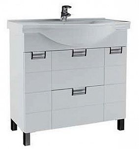 Тумба под раковину Aquanet Сити 00173234 100 белая