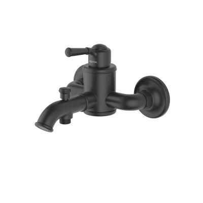 Смеситель для ванны AQUATEK, матовый черный AQ1540MB КЛАССИК, Черный матовый