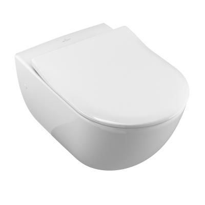 Унитаз подвесной Villeroy & Boch Subway 660010R1 альпийский белый CeramicPlus Унитаз подвесной Villeroy & Boch Subway 660010R1 альпийский белый CeramicPlus