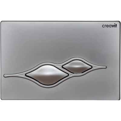Кнопка смыва Creavit Ufo GP100300 для инсталляции, матовый хром