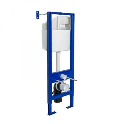 Система инсталляции для унитаза Berges Wasserhaus АТОМ Line 410 040338 хром