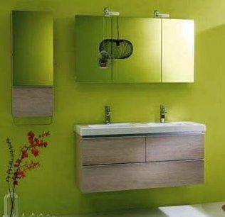 Тумба с раковиной Jacob Delafon Odeon Up 120 см, 3 ящика, серый антрацит