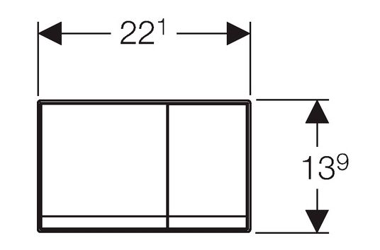 Кнопка смыва Geberit Sigma 60 115.792.GH.1 хром