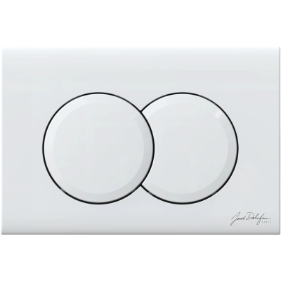 Кнопка смыва Jacob Delafon E36496-00 для инсталляции, белый глянец