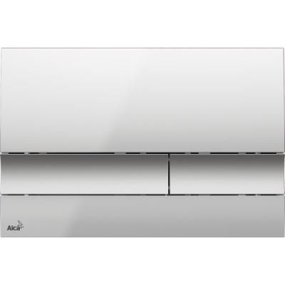 Кнопка смыва AlcaPlast  M1722 хром матовый