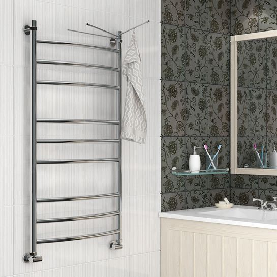 Полотенцесушитель водяной Сунержа Галант 1200х500 муар темный титан