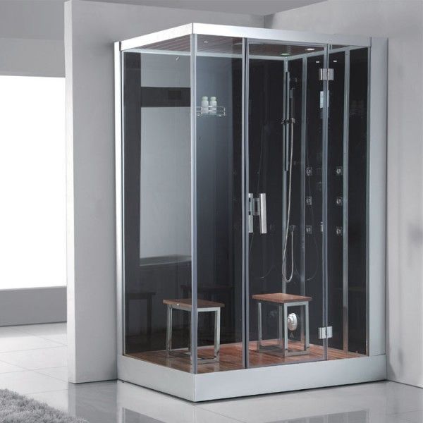 Душевая кабина Eago Oslo DZ961F8 R черное стекло