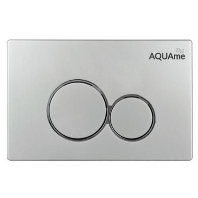 Панель смыва AQUAme AQM4101S, сатиновый