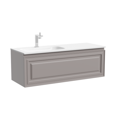 Тумба подвесная SANCOS Very  левая 1195х445х406, c одним  ящиком оснащенным доводчиками, Doha Soft , VR120LSM