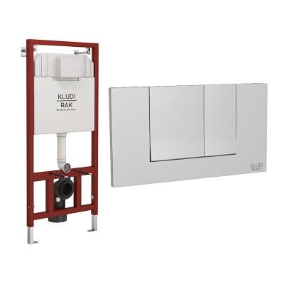 Система инсталляции для унитазов Kludi RAK80000 с кнопкой смыва, хром