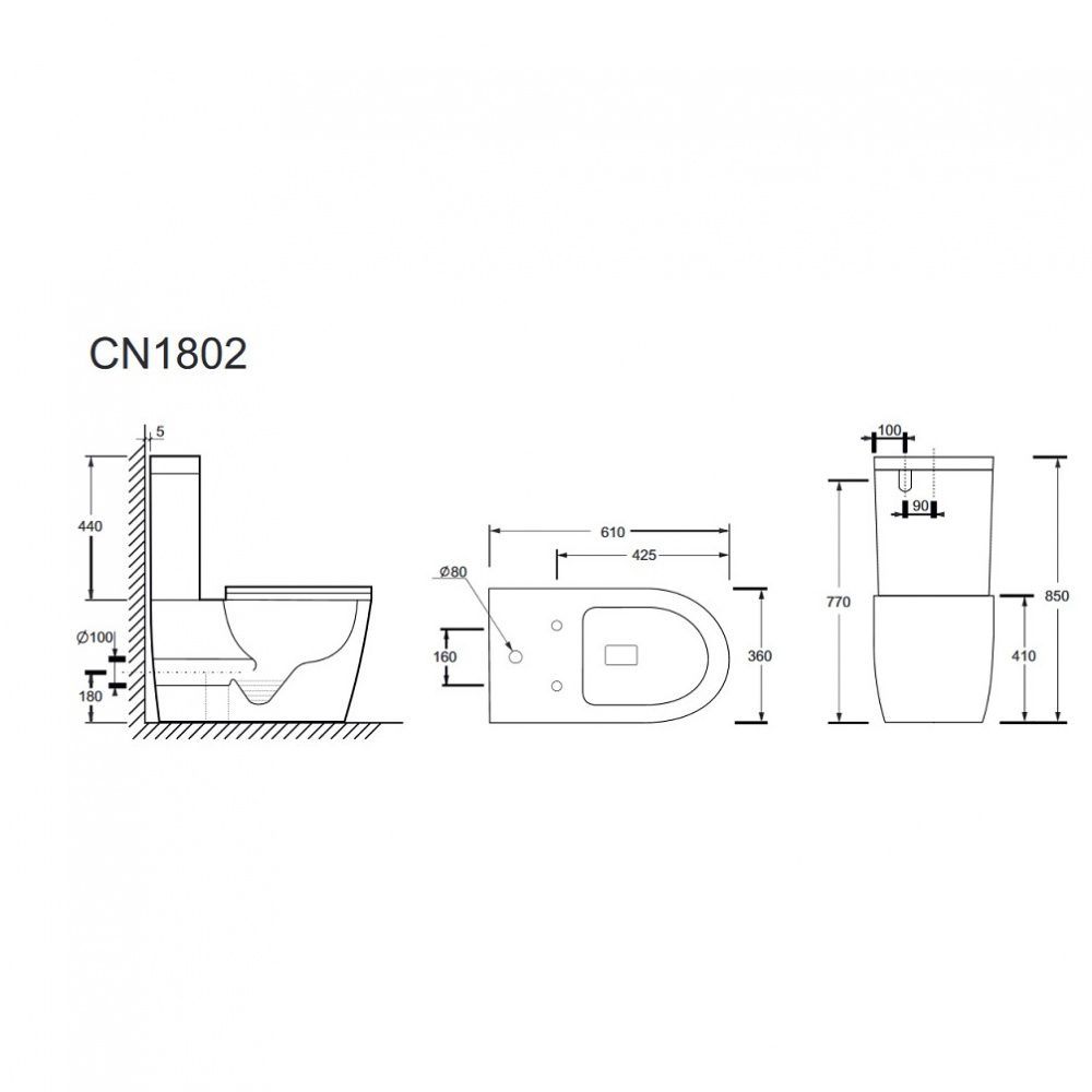 Ceramica nova rimless