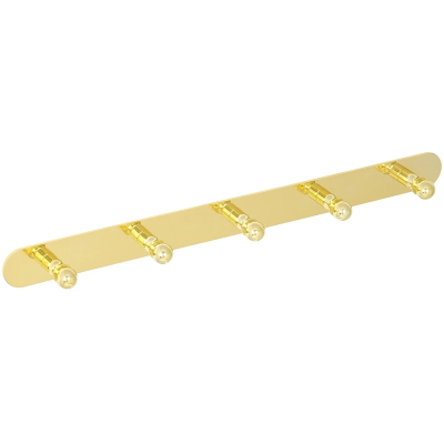 Планка с крючками Veragio Gialetta Dorato VR.GIL-6438.DO для ванны, золотой