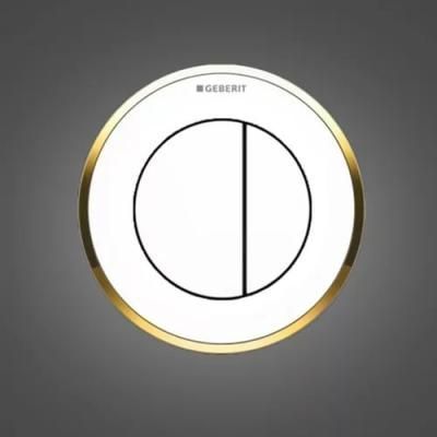 Кнопка смыва Geberit 116.055.KK.1 белая с золотым