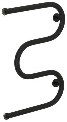 Полотенцесушитель водяной Сунержа М-образный 31-0007-6040 600x400 черный матовый