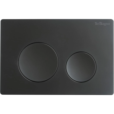 Кнопка смыва BelBagno BB-03C-NERO.M для инсталляции, черный матовый