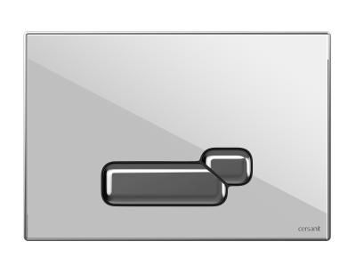 Кнопка смыва Cersanit Actis P-BU-ACT/Whg/Gl стекло, белый глянцевый