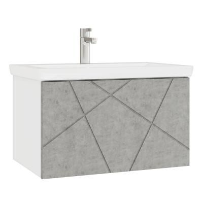 Тумба VIGO Geometry под раковину Geometry 700-0-1 (Como) навесная бетон (034 бетон)