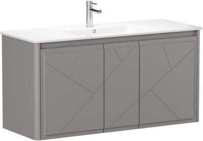 Тумба под раковину Allen Brau Paris 120 1.360004.PGM платина матовый