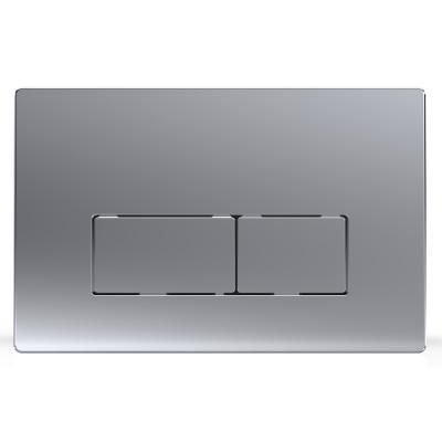 Кнопка смыва Azario 24.7х2.5х16 , пластик, цвет Хром матовый (AZ-8200-0088/AZ-P58-0110)