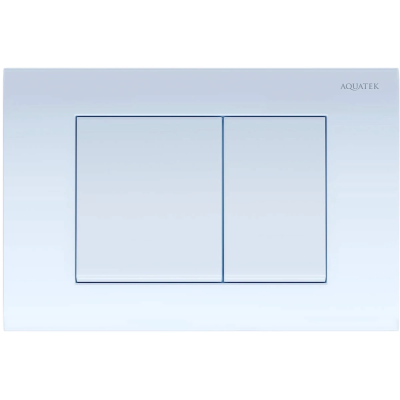 Кнопка смыва Aquatek PNS-0000001 для инсталляции, белый глянец