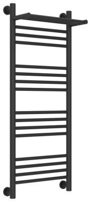 Полотенцесушитель водяной Сунержа Богема+ с 1 полкой 15-0223-1040 1000x400 тёмный титан муар