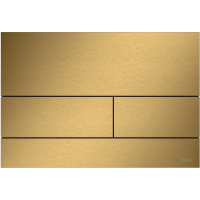 Кнопка смыва Tece TECEsquare II 9240847 для инсталляции, с покрытием против отпечатков пальцев, золотой матовый