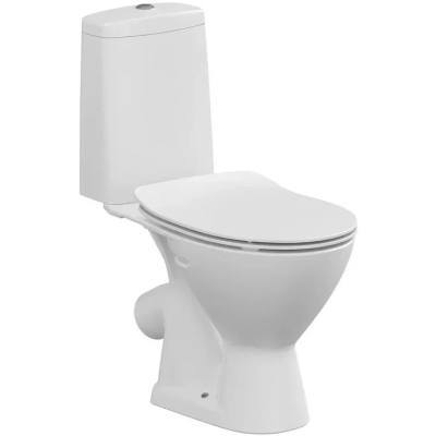 Унитаз-компакт Cersanit Flavis A64288 с сиденьем микролифт, белый