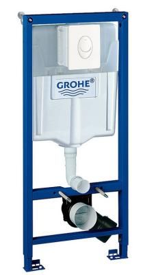 Система инсталляции Grohe Rapid SL 38722001 для унитазов, 3 в 1 с кнопкой смыва