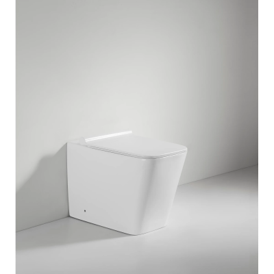 Унитаз приставной beWash Kraft BKFSR005560 безободковый, с сиденьем микролифт, белый