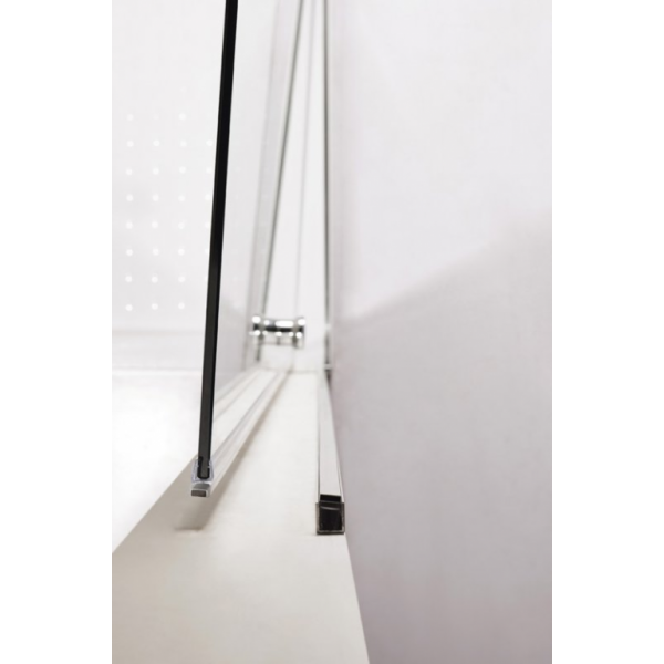 Душевая дверь в нишу Cezares Eco ECO-O-B-1-60-C-Cr  прозрачное стекло