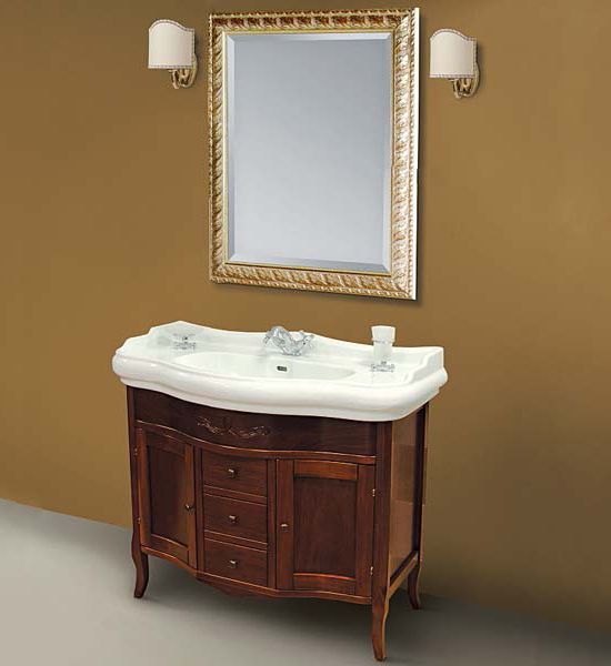 Тумба с раковиной Tiffany World Sofia 7604 100 орех