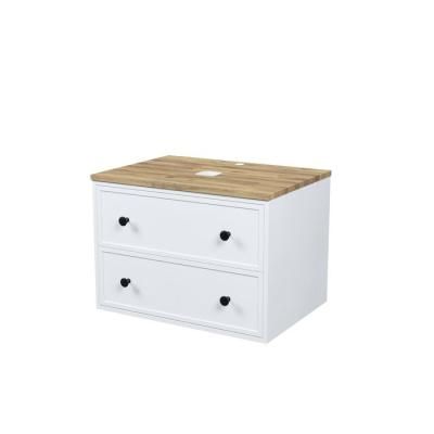 Тумба IDDIS подвесная, со столешницей, 70 см, белый матовый, Torr (TOECR7LO0WRTBiUA95WOK)