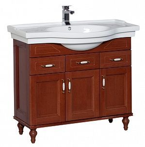 Тумба для комплекта Aquanet Амелия H 100 орех