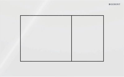 Кнопка смыва Geberit Sigma 40 115.629.SI.1 для инсталляции, белый глянец