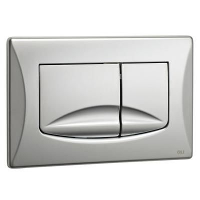 Кнопка смыва Oli River Dual 638506 хром матовый