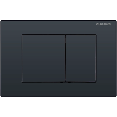 Кнопка смыва Charus Minimalista FP.310.DW.01 для инсталляции, черный матовый