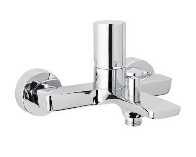 Смеситель AQG Tube 01TUB400CR для ванны, хром