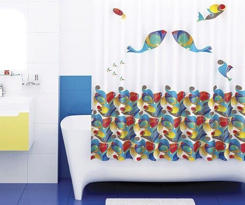 Штора для ванной комнаты WasserKRAFT Berkel SC-68101 мультицвет