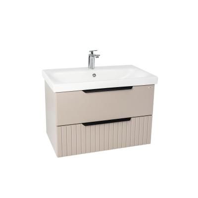 Тумба VIANT "Сицилия" MODUO 80 2 ящика подвесная капучино 425x764x520 (VSIC80MDCAP-T2YP)