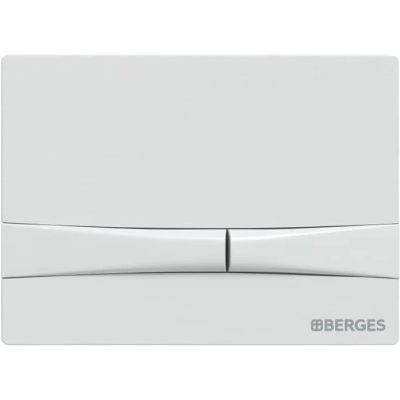 Кнопка смыва Berges Novum F4 040054 для инсталляции, белый матовый