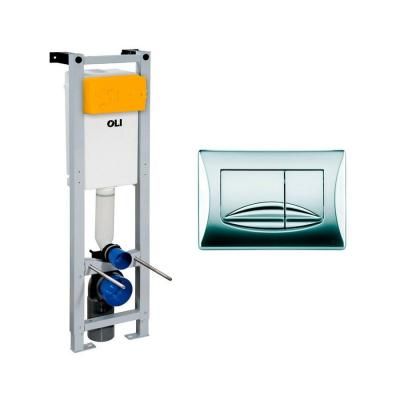 Система инсталляции для унитазов Oli Quadra 280490mRi00 с клавишей смыва
