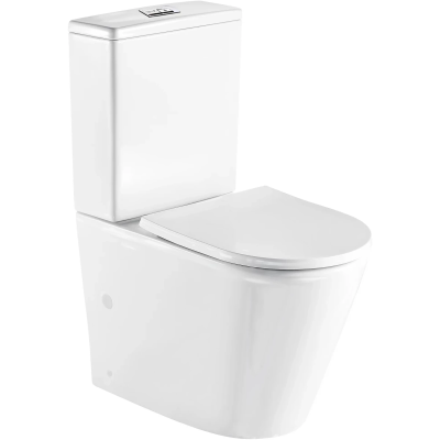 Унитаз-компакт WeltWasser Salzbach 011 XL GL-WT 10000013372 безободковый, торнадо, с сиденьем микролифт, белый