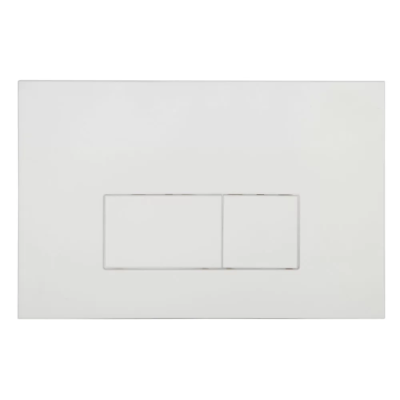 Кнопка смыва для инсталляции Vieir VRQ74-2F механическая белый матовый -квадратные клавиши