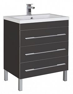 Тумба под раковину Aquanet Верона 00178474 75 черная