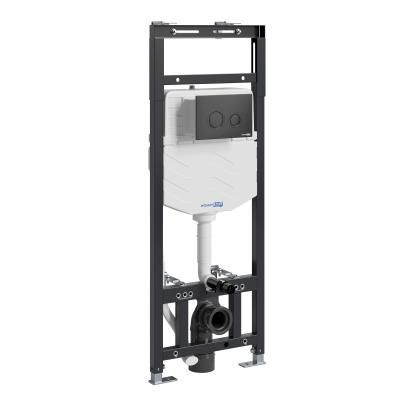 Система инсталляции для унитазов WasserKRAFT Alme 15TLT.010.ME.MB01 белый, черный матовый