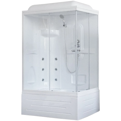 Душевая кабина 120x80x217 см Royal Bath RB8120BP2-T-L прозрачное