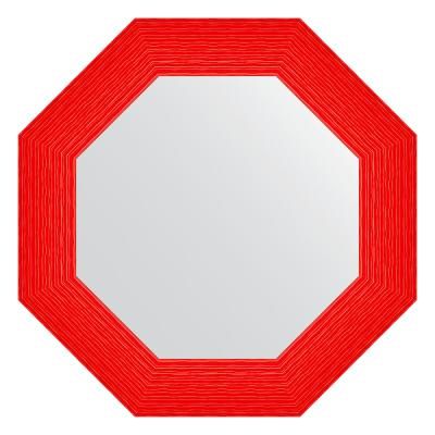 Зеркало Evoform Octagon BY 7408 61x61 красная волна